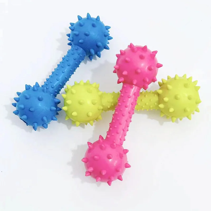 1pc Dumbbell Design Pet Sound Toy