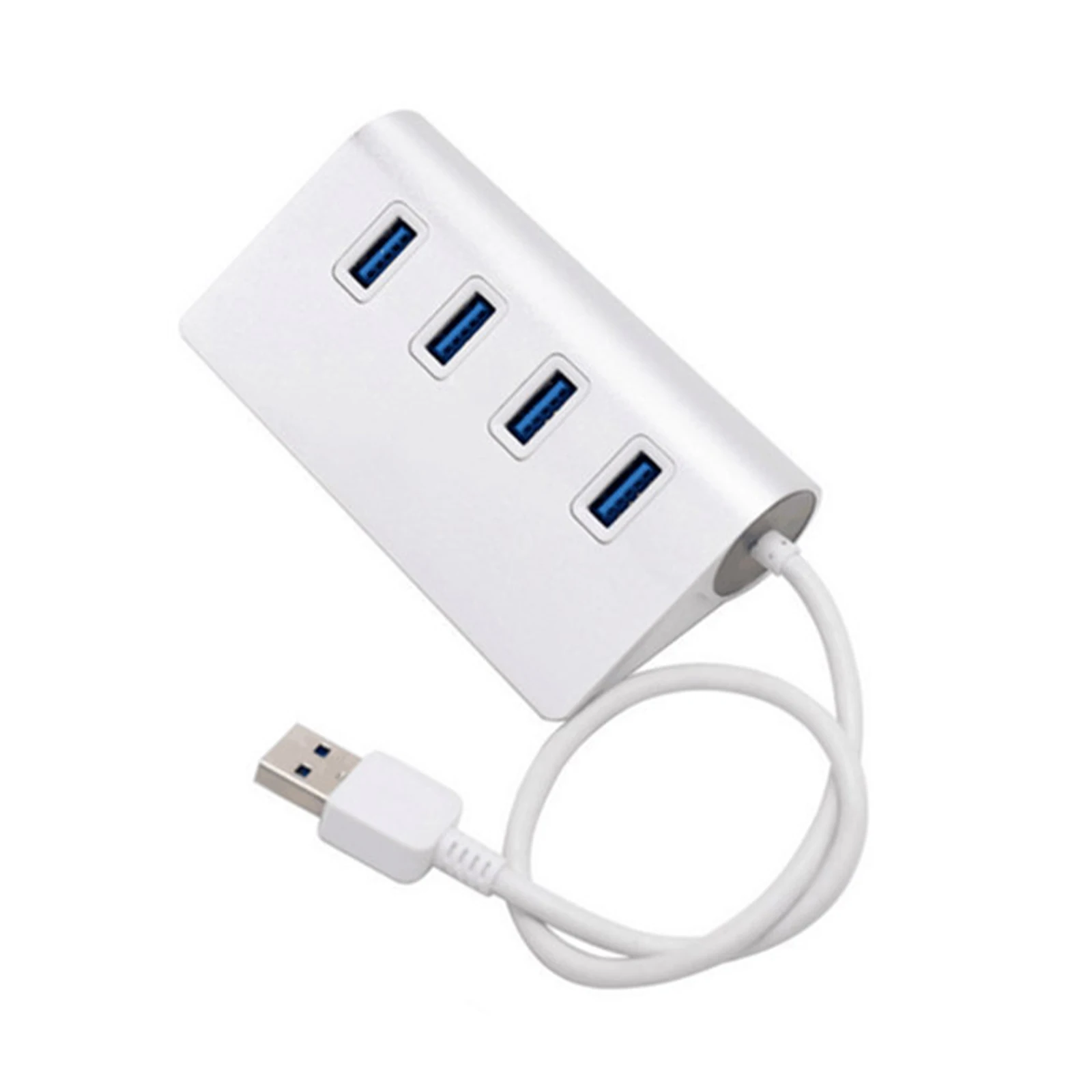 Aluminum USB 3.0 Hub Multi-USB Splitter Adapter 4 Ports High Speed Mini Multiple USB 3.0 HUB Port Expander For PC / Laptop