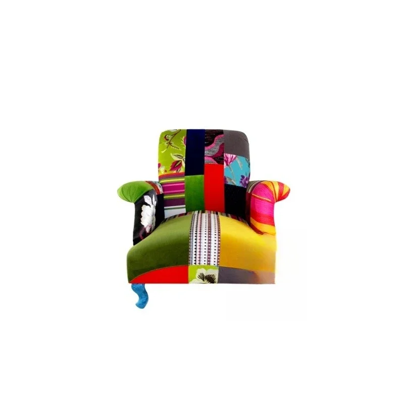 

Internet celebrity European fabric sofa tiger chair, living room lazy sofa, study reading leisure chair