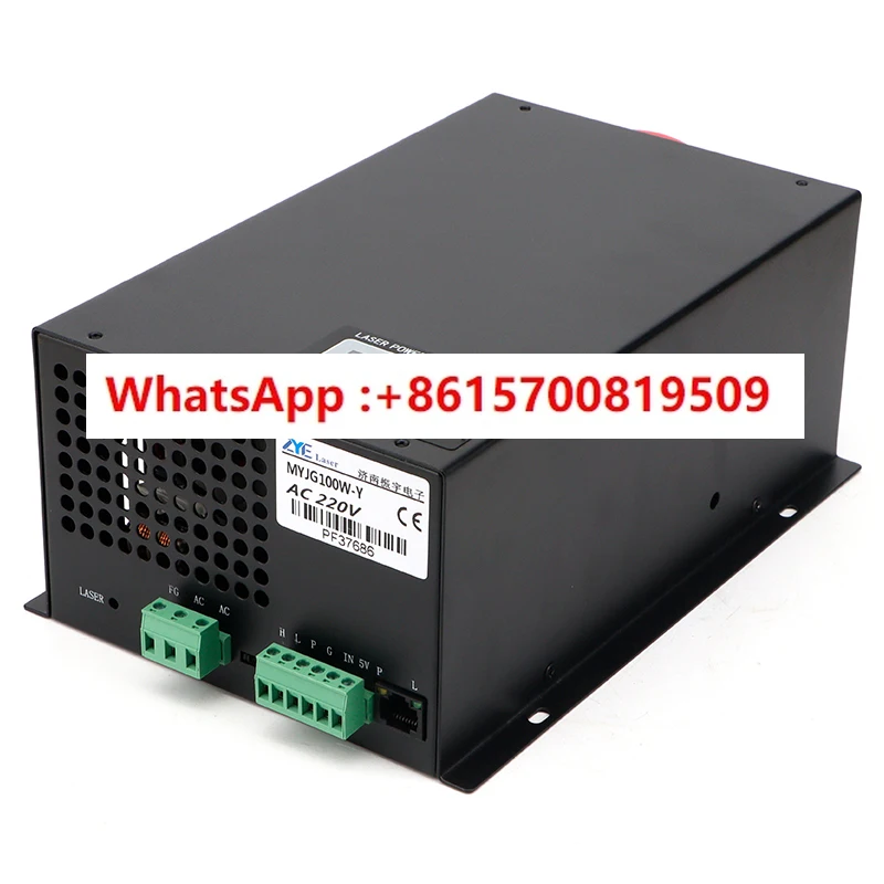 

Источник питания Co2 MYJG100W 150W 300W станок для резьбы и резки складной трубок