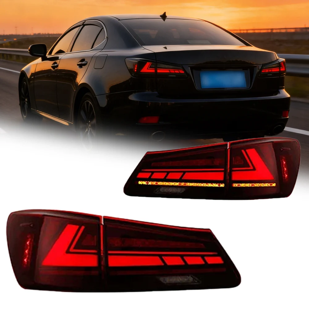 

Задние фонари для Lexus IS 250, 2006-2012 гг., светодиодные проекционные задние фонари, дневные ходовые огни, автомобильные аксессуары