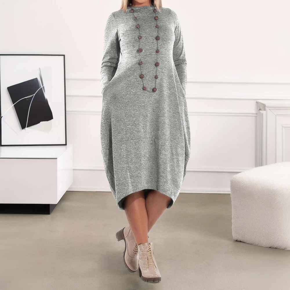 XXXL 4XL Plus Size Casual Women Dress 2025 Long Sleeve Korean Oversized  Elegant Dress Female Clothing Large Size Beach Sundress