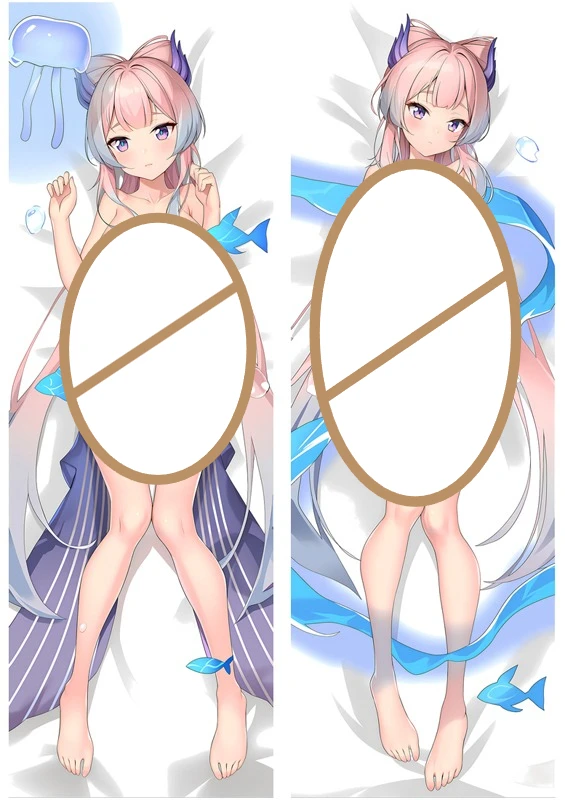 

Genshin Impact Sangonomiya Kokomi Dakimakura Cover Hing Pillow Case Full Body Otaku Pillowcase