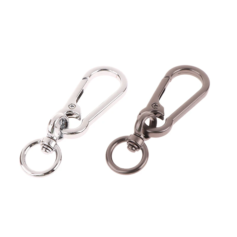 LLavero de hebilla de calabaza de Metal, gancho de escalada, llavero de coche con forma de mosquetón fuerte, accesorios, ganchos, anillo redondo, 1 ud.