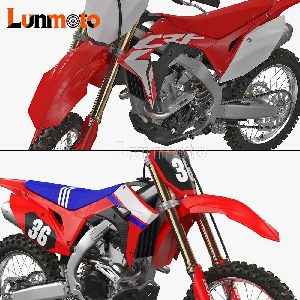 For Honda CRF250RX 2019-2020 CRF250R 2018-2020 CRF450R CRF450RX 2017-20 Motocross Dirt Bike Front Fender Enduro Plastic Mudguard view 6