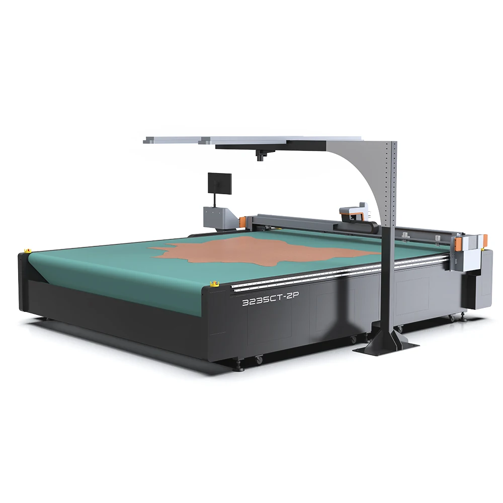 Macchina da taglio CNC con coltello digitale diretto in fabbrica per la produzione di scarpe, valigia, tessuto in pelle, indumento con precisione ad alta velocità