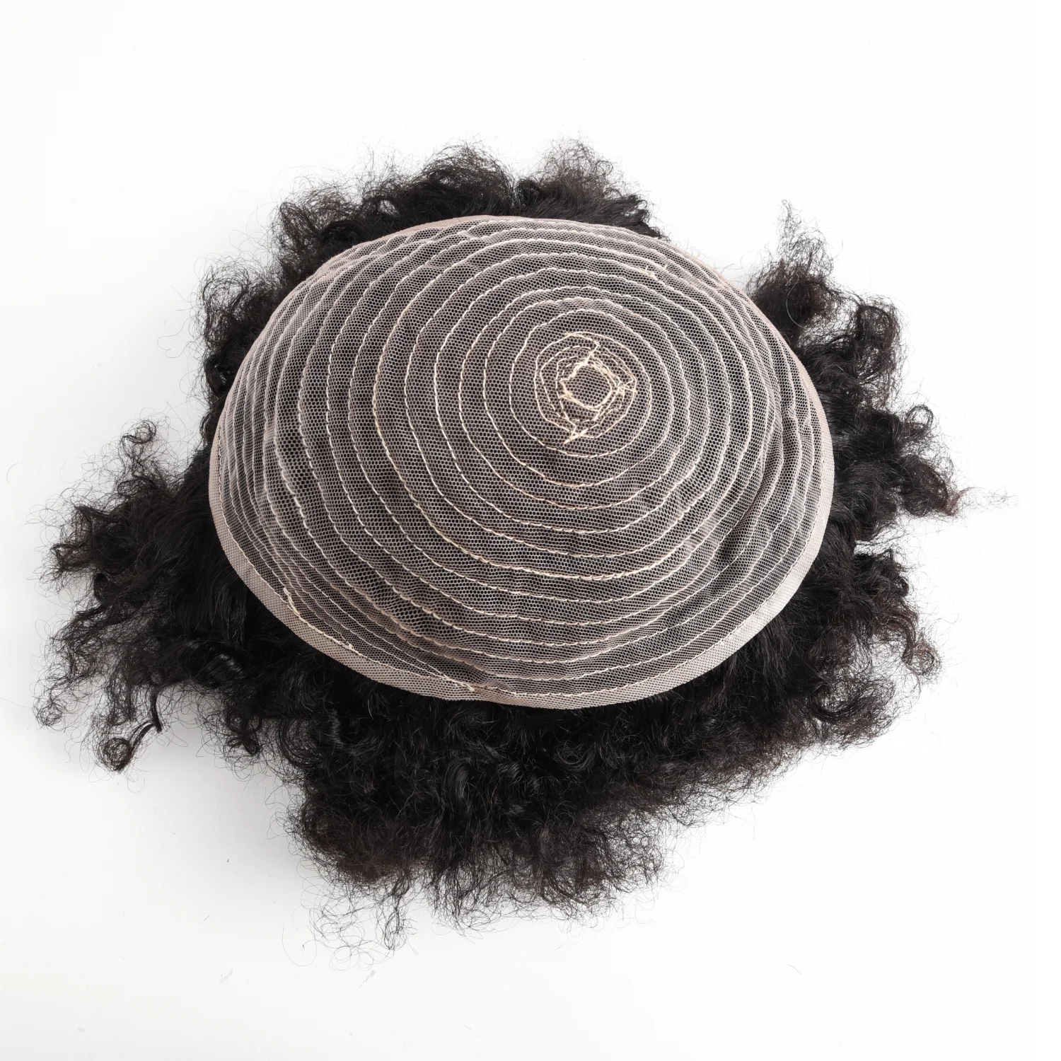 وحدة الرجال من DESHI شعر بشري حقيقي أفريقي مجعد شعر مستعار للرجال آلة كاملة جنون غريب مجعد شعر مستعار أمريكي أفريقي للرجال استبدال الشعر