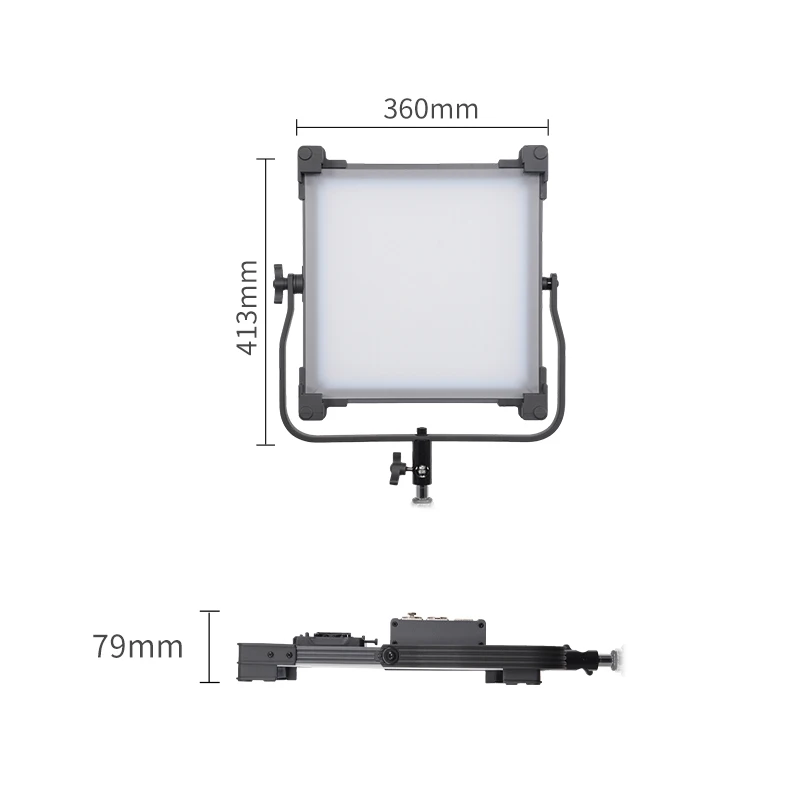 Lishuai 60W COOLCAM P60C(G) LED-Vollfarb-Panel-Leuchte