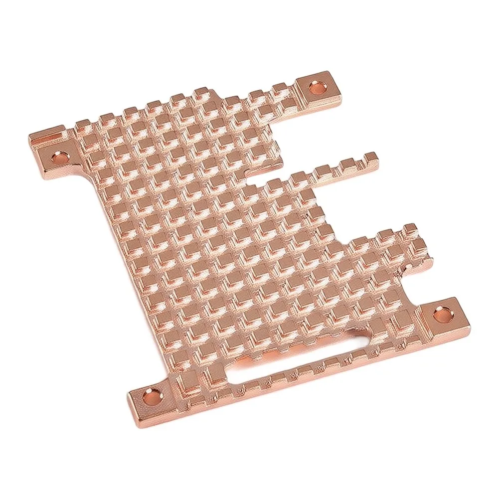 1pc Pure Copper Heatsink For Raspberry Pi 3 ModelB Passive Cooling Kit With Silicone Pad AcrylicPlate Efficient Thermal