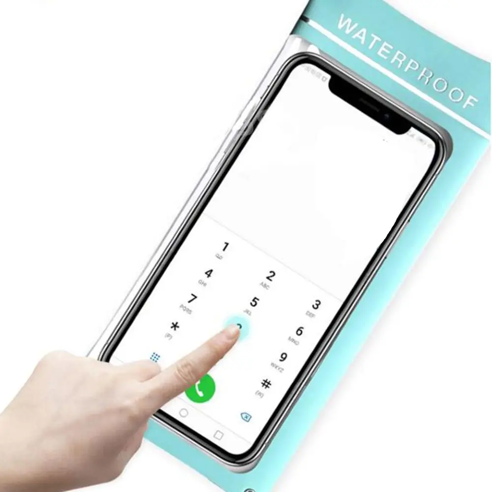 حامي تحت الماء ل الانجراف الغوص تصفح الهاتف الحقيبة حقيبة سباحة غطاء الهاتف المحمول جراب هاتف مقاوم للماء