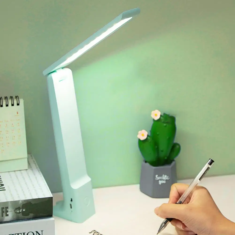 Lampada da tavolo pieghevole continua dimmerabile ad alta luminosità temperatura di colore controllo tattile regolabile senza sfarfallio tipo pieghevole scrivania L