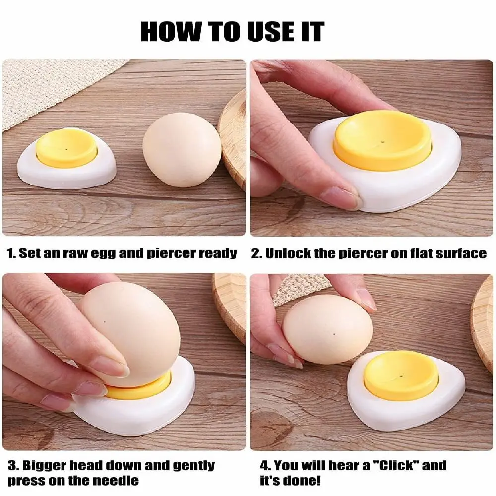 Creative Egg Piercer Egg Hole Puncher Safety and Easily Craft DIY Maker Egg Dividers Egg Tool