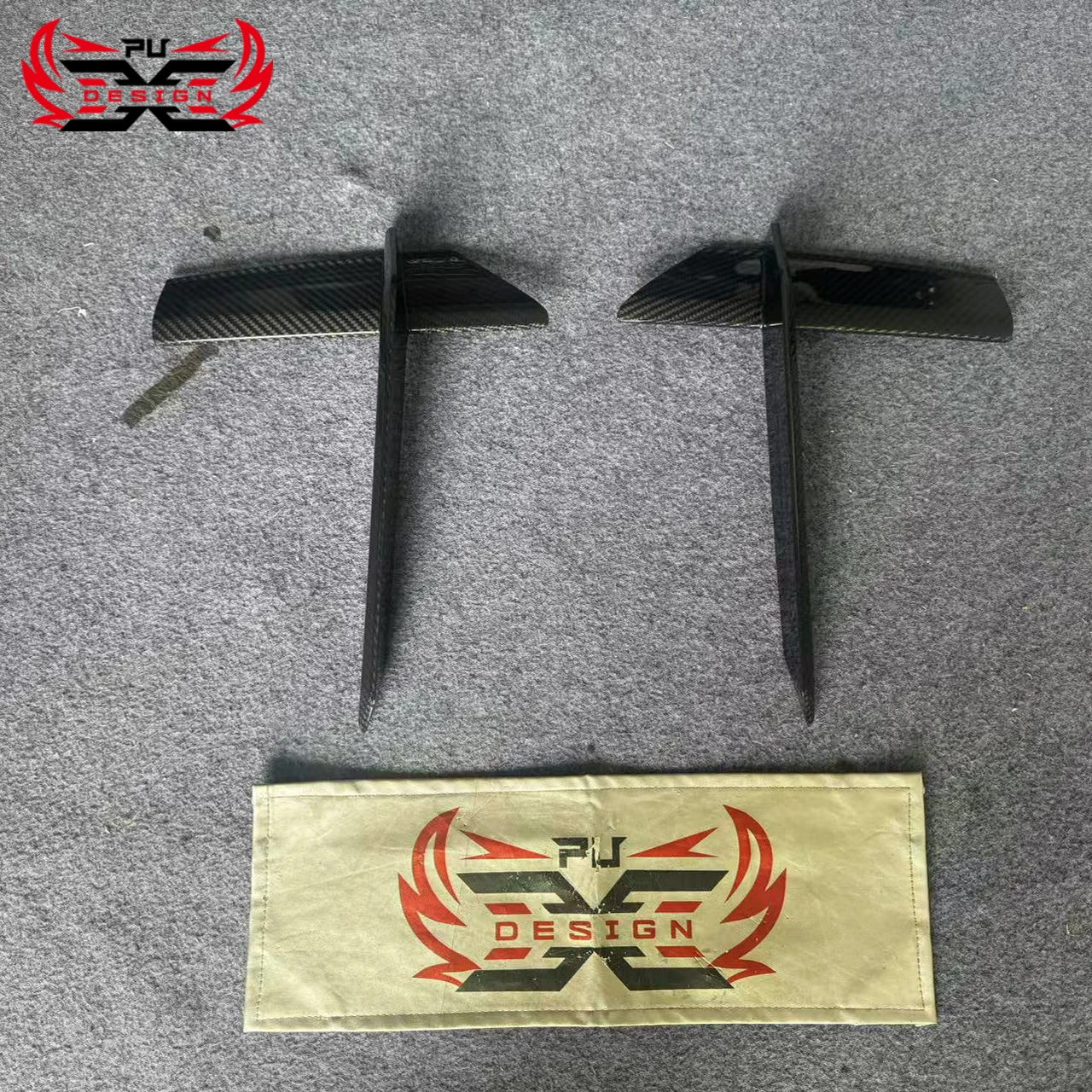 

Dry Carbon Fiber ABT Style Front bumper air intake For Audi RS6 RS7 2020+ Body Kit