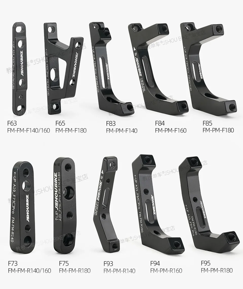 FM/PM Rennrad Scheibenbremssattel Mount Adapter 140mm 160mm 180mm Rotor Fahrrad Scheibenbremse Gabel Sattel Konverter – Detail 5