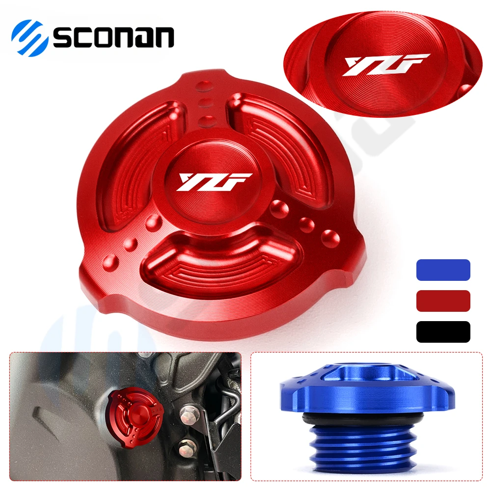 

Motorcycle CNC Aluminum Engine Oil Filler Cap Plug Accessories For YAMAHA YZF R1 R3 R6 R7 R25 YZFR1 YZFR3 YZFR6 YZFR7 YZFR25