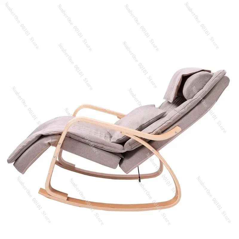 Fully Automatic Massage Rocking Chair,Home Recliner Sofa with Vibration Heating,Lazy Electric Lounger for Living Room Relaxation
