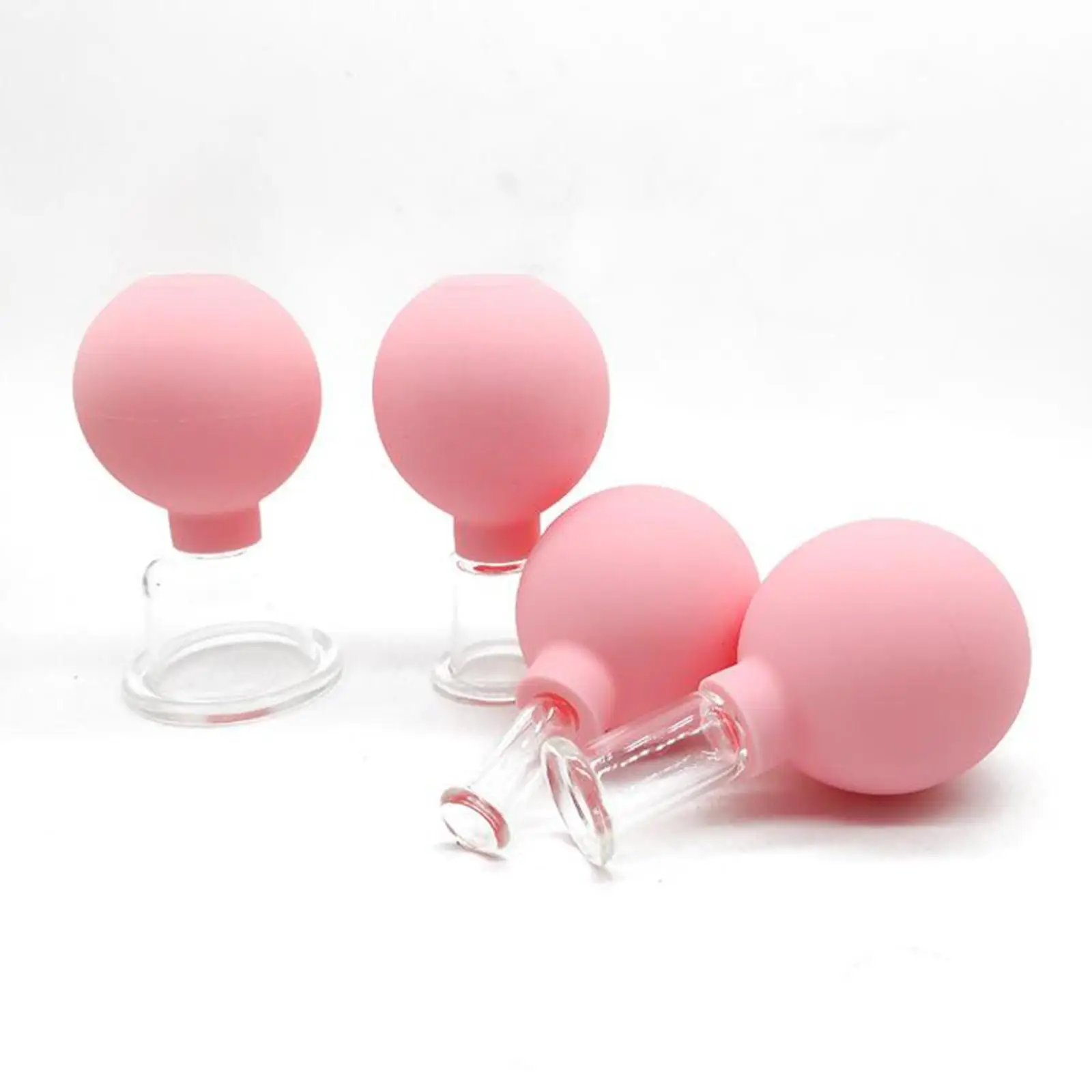 Facial Cupping Set Glass, Face Vacuum Massage Anti Cellulite Cup - Works for