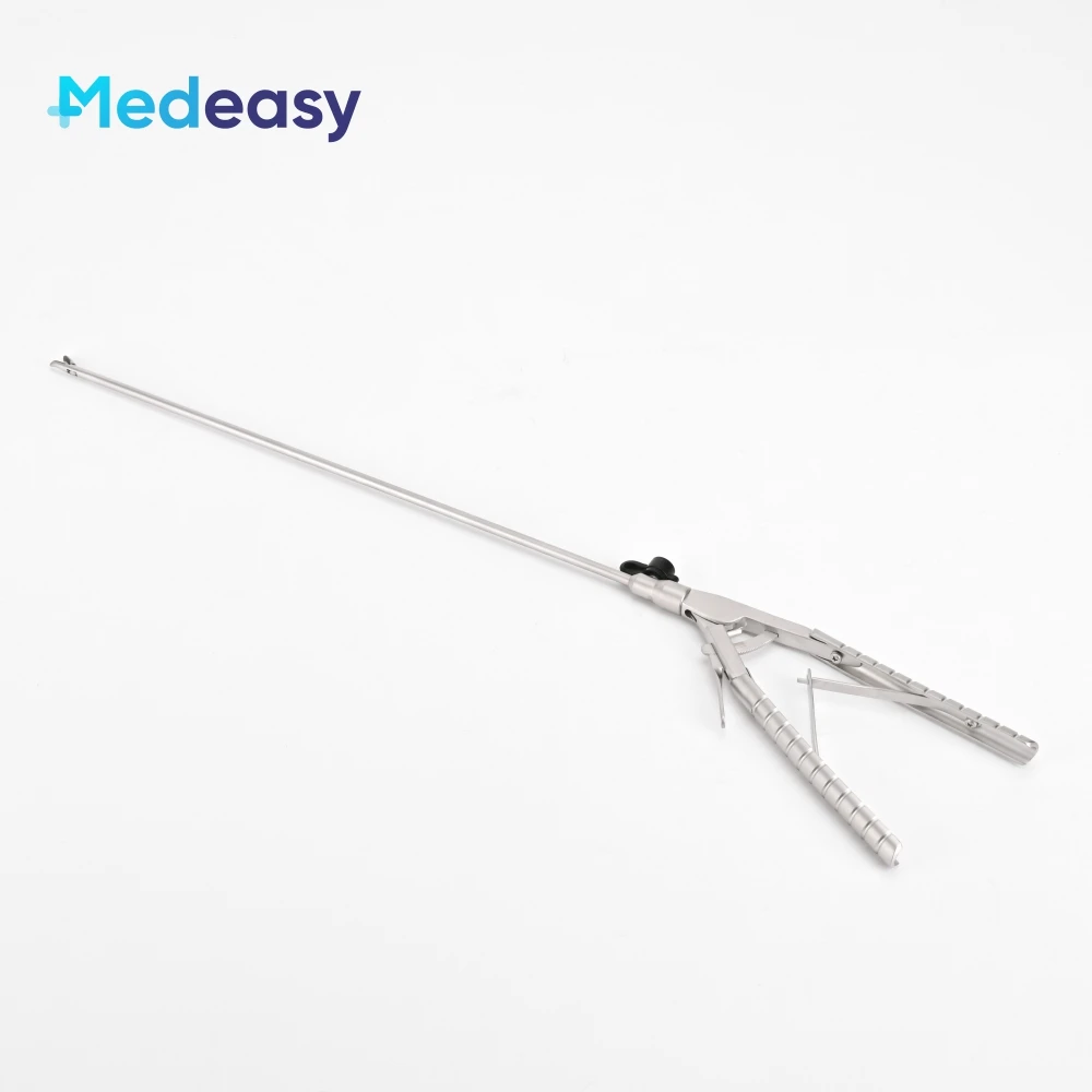 Medical Use Laparoscopic Needle Holder 5x330mm with V Type Handle