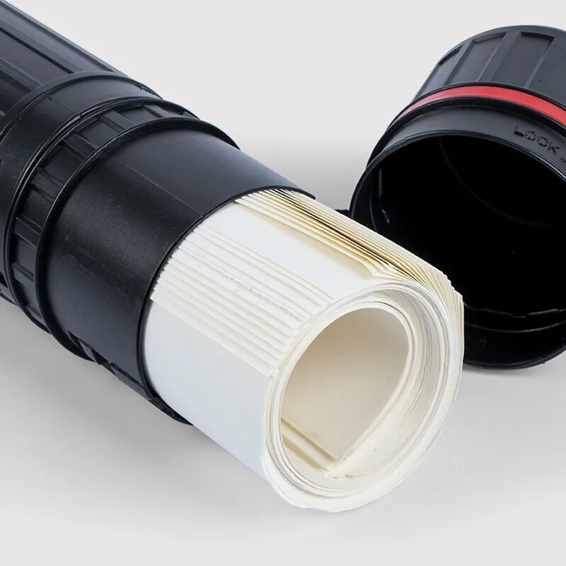 قطعة واحدة من أنبوب الرسم المحمول - تخزين فني قابل للتعديل وقابل للتوسيع مع حزام كتف، خفيف الوزن متين للأماكن الخارجية، حامل فنان