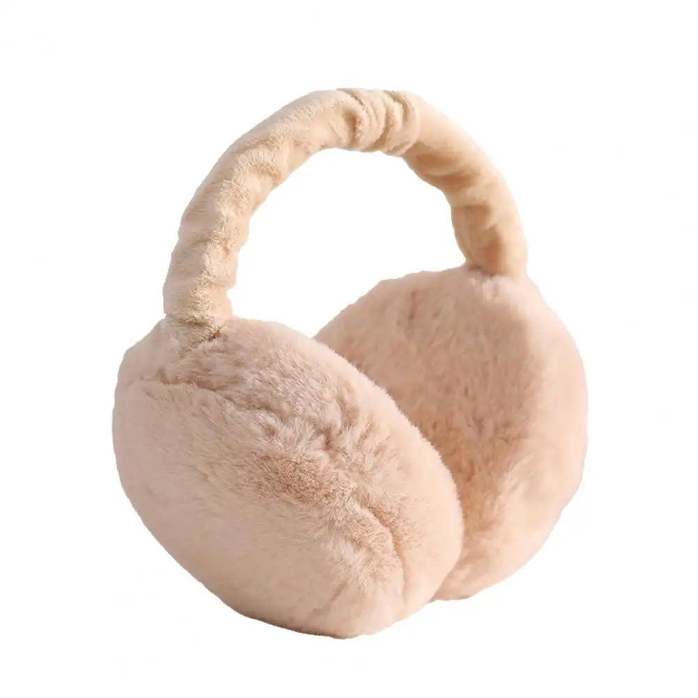 Earmuff ajustável para homens e mulheres, pele de coelho falso, cobertura de orelha rotativa, manutenção quente, inverno