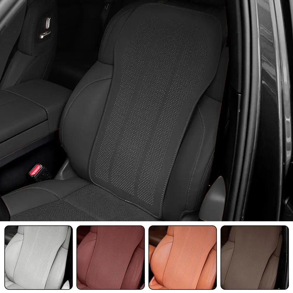 Universal Car Seat Leg Support Cushion PU Leather Front Protective Relieves Driving Seat Seat Cover Long-distance Fatigue M C5Q5