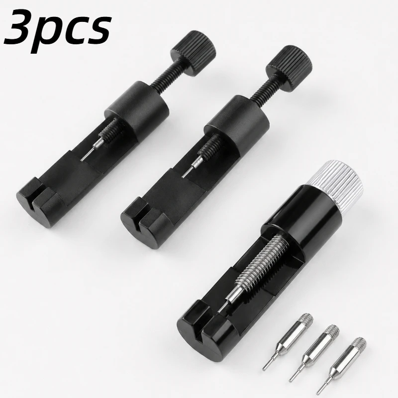 DIY Watch Maintenance Tool Set 3Pcs Watch Chain Link Remover Tools With Replacement Pins Professional Watchmaker Tool Kit