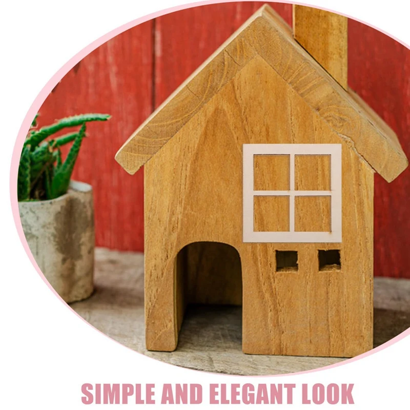 

16Pcs Windows Scale Wooden Window Frame Furniture Miniature Window Frames For Doll House Furniture Accessories