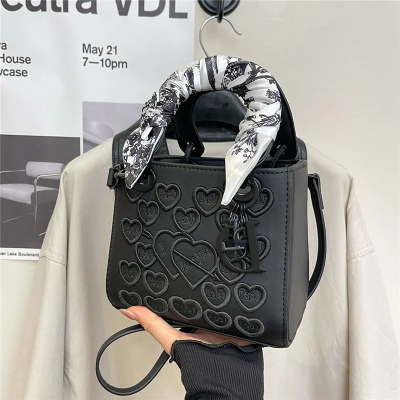 Handtasche von Daifei, hochwertiger neuer Stil, stark bestickter Schal, Umhängetasche für Damen.