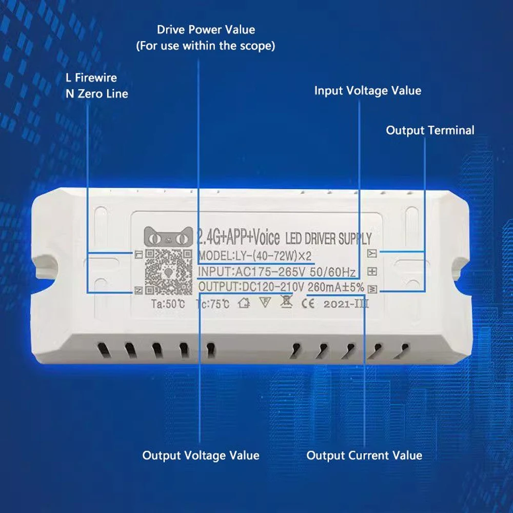 Imagem -04 - Driver de Led para Cores Duplas Faixa Flexível e Candelabro Iluminação Faça Você Mesmo 2.4g Controle Remoto e Aplicativo Ly872w X2x4x6 3ph Transformers