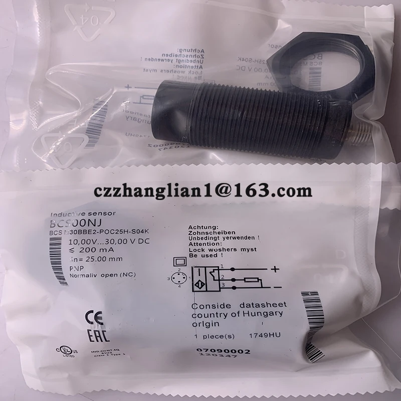 Interruptor do sensor de proximidade, BCS, M30B4I2-PSC15D-S04K, modelos completos, entrega rápida, novo
