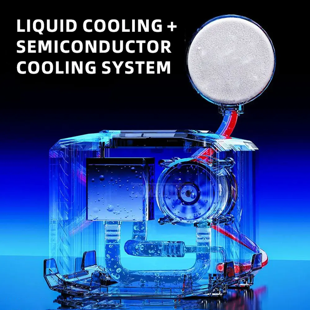 For GamingMobile Water-Cooling HeatsinkLiquid Cooling RadiatorQuiet And Perfect:The Ultimate Cooling Solution For LiveStreaming