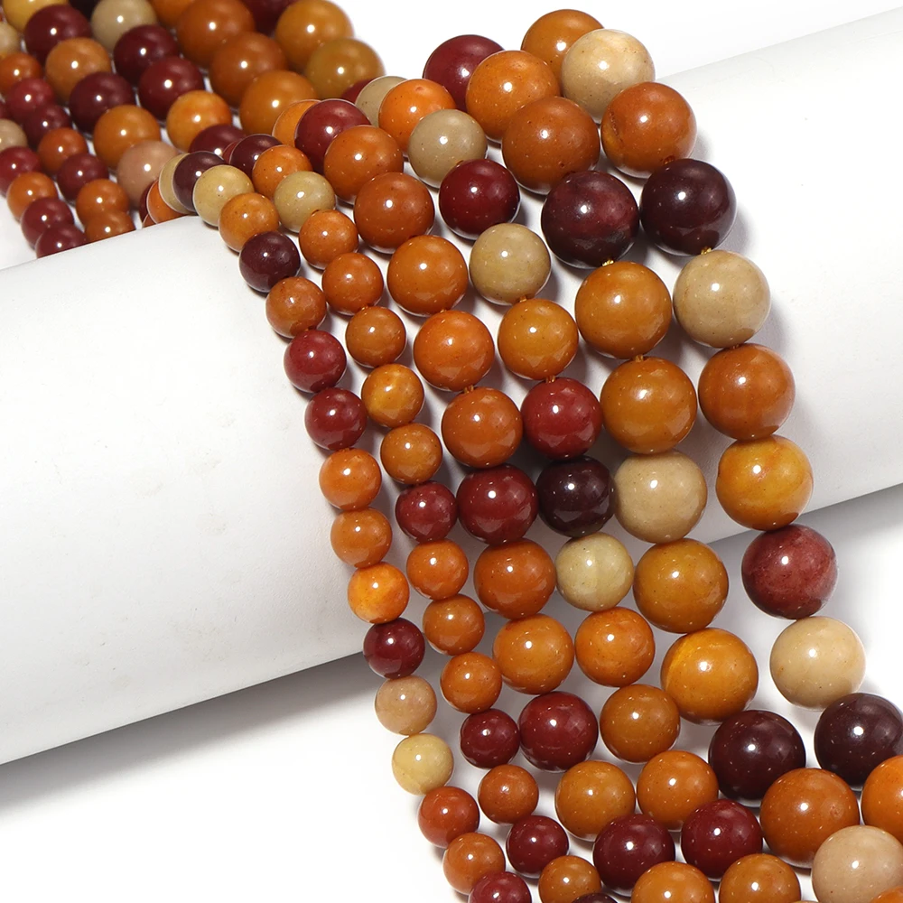 خرز حجر طبيعي بلون صفار البيض  - مراجعة Jewelry Making Gemstones وسعره