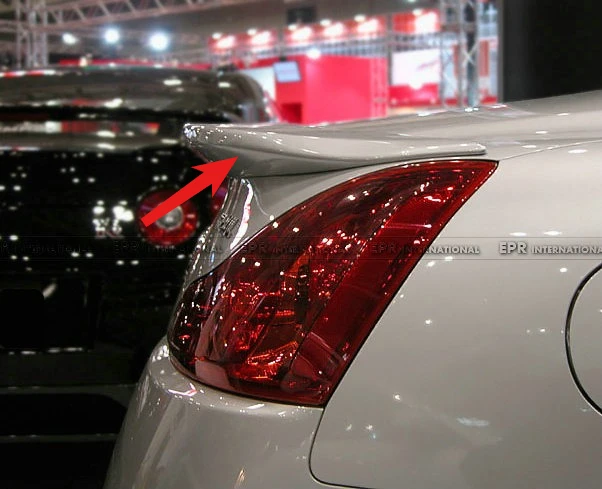

For Nissan Infiniti, Two-door Version G37 Carbon Fiber IMPUL Model, Fixed Wind Wing Ducktail Spoiler