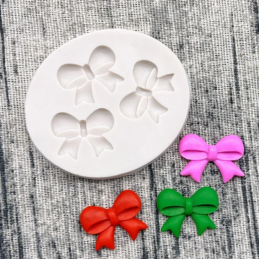 

Bowknot Silicone Cake Baking Mold Sugarcraft Chocolate Cupcake Resin Tools Fondant Decorating Tools