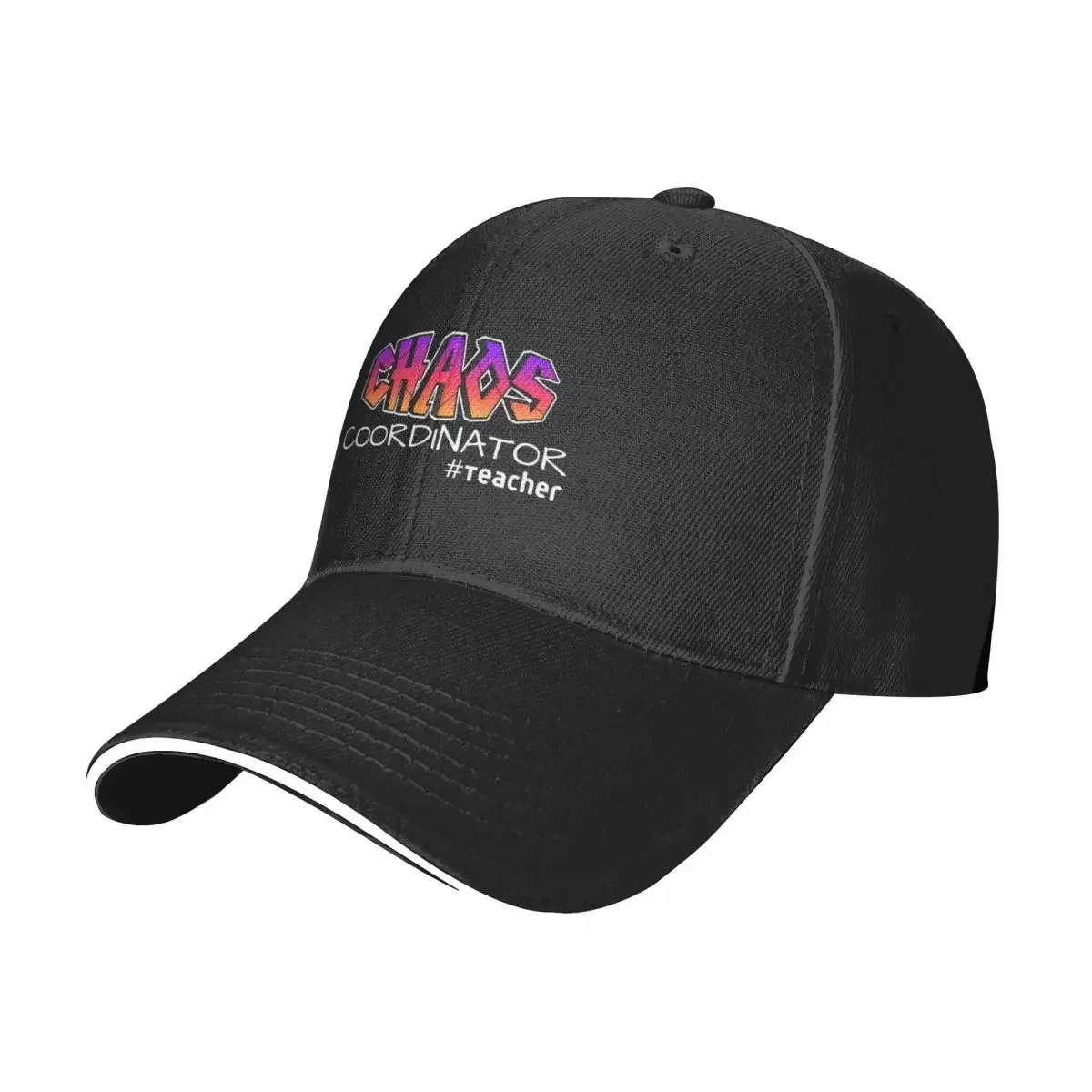 Chaos Coordinator #Teacher Baseball Cap fishing hat Thermal Visor Sun Hats For Women Men's