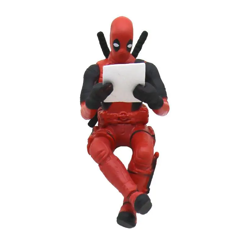 Disney Deadpool Anime Figur Auto Anhänger Ornamente Deadpool Hängende Innendekoration Duft Zubehör Kinder Spielzeug Geschenke