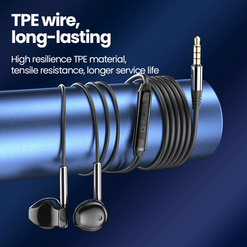 TypeC/3.5mm سماعة رأس سلكية سماعات الألعاب الثقيلة باس ثلاثية الأبعاد المحيطي ستيريو USB-C سماعات أذن سلكية لهواتف سامسونج شاومي هواوي