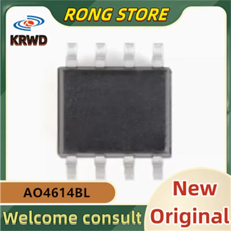10 Uds AO4614BL AO4614B AO4614 4614 SOP-8 Chip IC nuevo y Original
