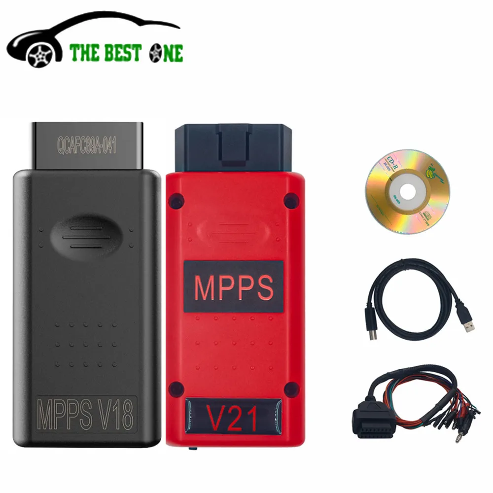 Unlocked Red MPPS V21 MAIN+Multiboot+Breakout Tricore Cable MPPS V22 Master MPPS V18 ECU Programmer Car Chip Tuning Tool