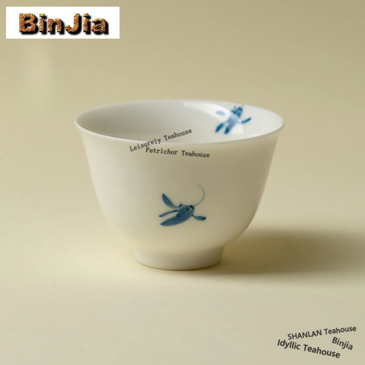 

2pc/lot Hand-painted Orchid Teacup Japanese Tea Bowl Jug Tea-tasting Smelling Cup Chazhan Master Cups Teaware Decoration 25ML