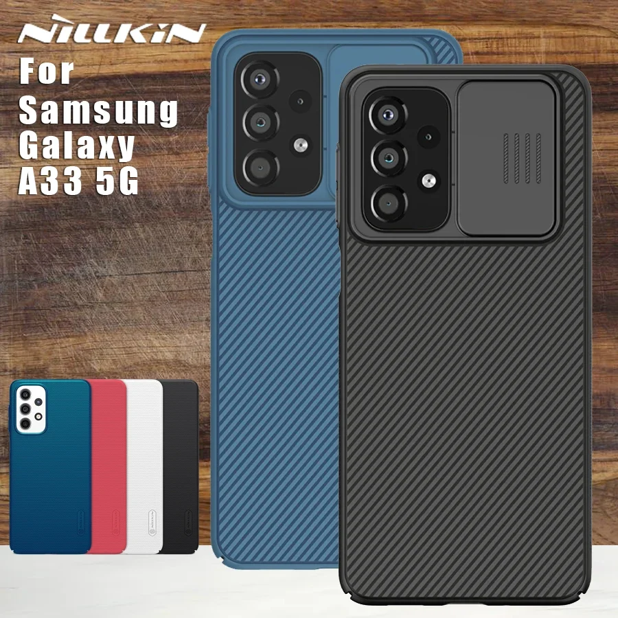 

NILLKIN for Samsung Galaxy A33 5G case Slide Protect Lens Camera Protection CamShield Back cover for Samsung A33 5G