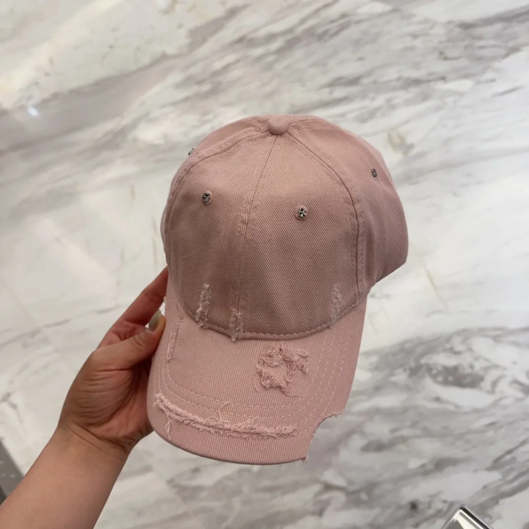 

Trendy Unisex Distressed Baseball Cap High Quality Unique Hat Couples Romantic Festival Gift Cool Similar Headgear