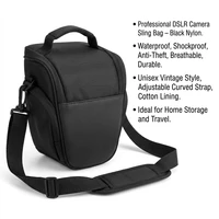 Nylon Waterproof Digital Camera Bag Shoulder Micro Single for Nikon Canon Photographic Equipment Bag 4