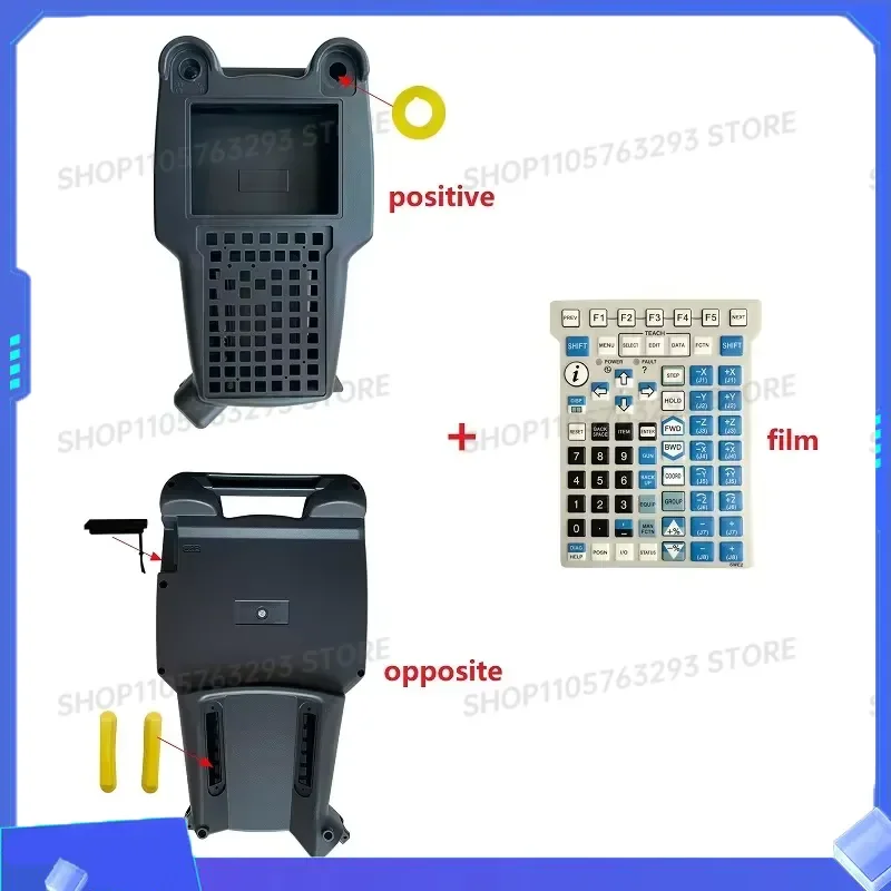Industrial Plastic Case and Keypad Film for FANUC A05B-2256-C101 EAW Shell Cover Replacement Part