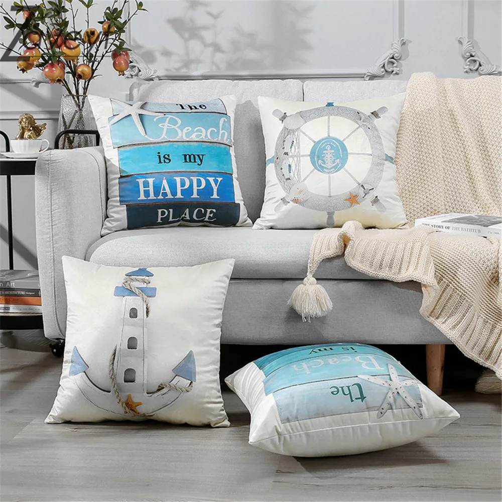 

Летняя Пляжная декоративная подушка, 40x40 см, 45/50/60 см