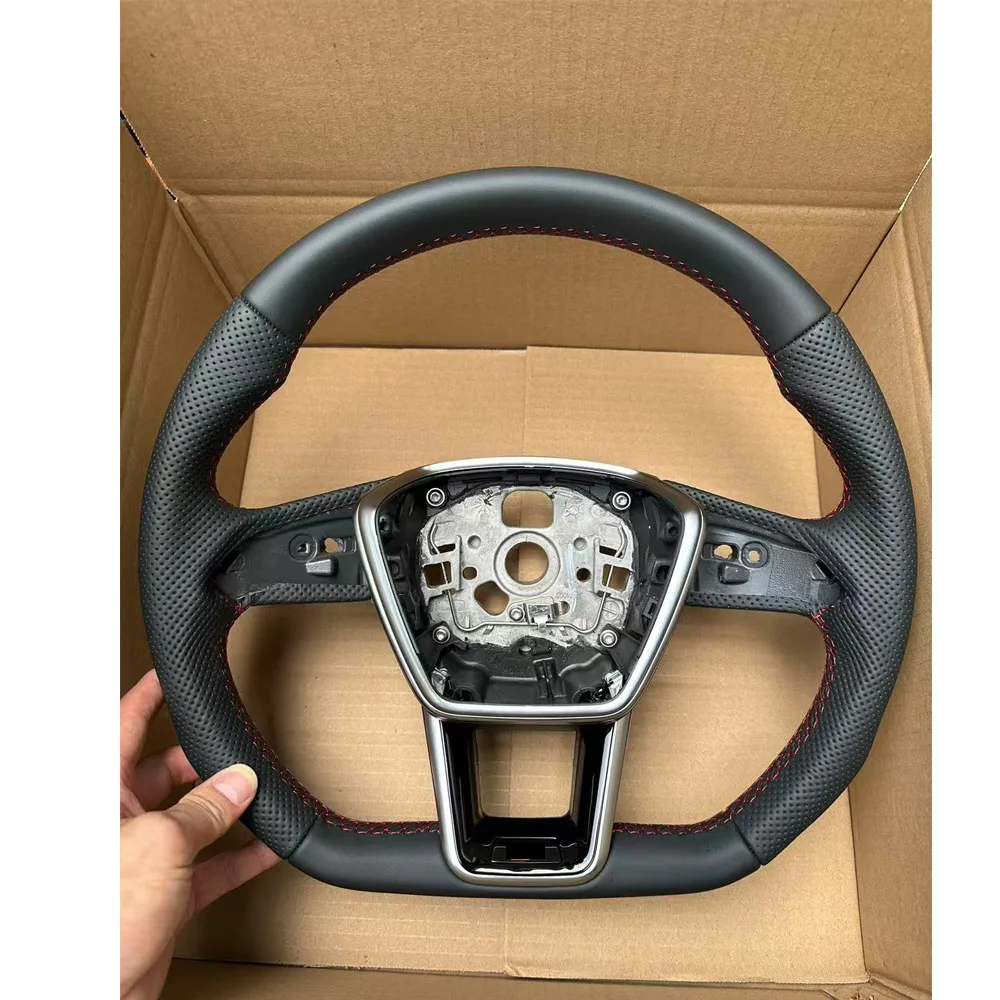Car Replacement Steering Wheel Bare Hub Only Fit For Audi A6 A7 2019-2026 No Heating No Airbag No Buttons No Paddles