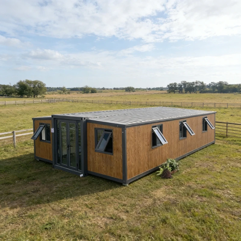 New Custom Container Houses, Modern Expandable Prefabricated Houses, 1-4 Bedrooms Including Bathrooms and Kitchens, Tiny Houses.