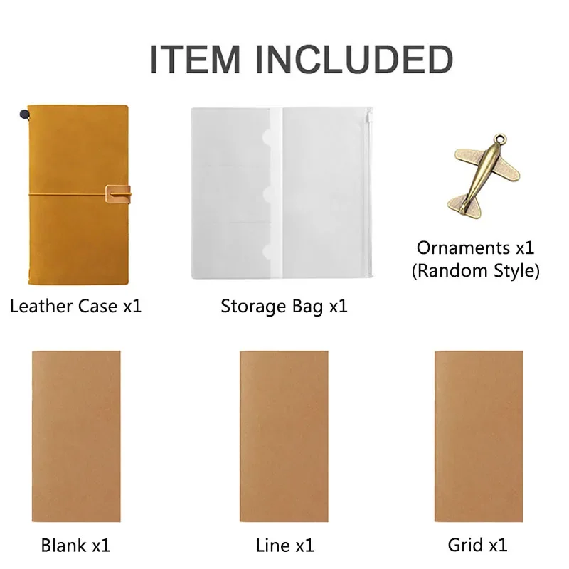 White Fog Wax Leather TN Hand Book Leather Notepad Handmade Cowhide Notebook Loose-leaf Pink Girl Hand Book Notebook