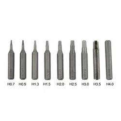 1 Pc 28mm Hex Screwdriver Bit Steel H0.7 H0.9 H1.5 H2 H3 H4 4mm Hex Shank For Precision Repair Household Repairing Tools Parts