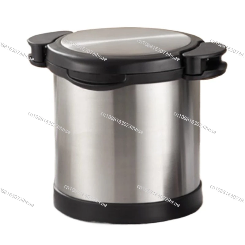 Stewing pot, stainless steel household large capacity insulated pot bucket, no fire cooking pot, energy-saving soup pot